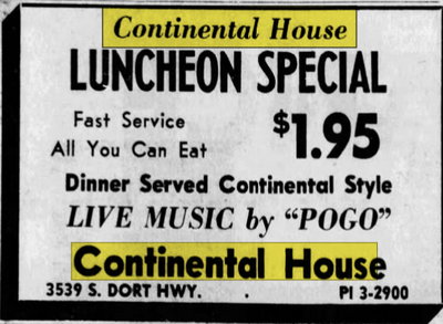 Continental House (The Machine Shop) - Nov 09 1967 Article
